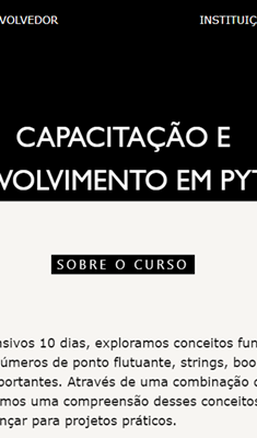 Projeto do Curso de Desenvolvimento com Python